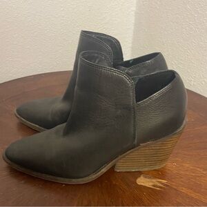 Lucky Brand Black Ankle Booties